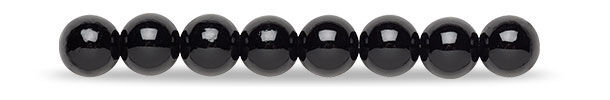 Black "Jade" Gemstone Beads